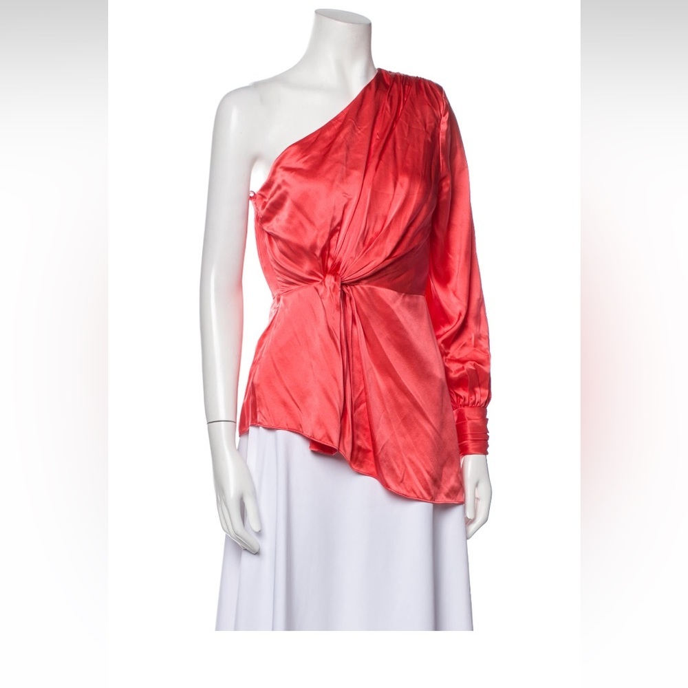 Cinq à Sept, Silk one shoulder Blouse w tags